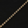 Flat Cable Chain – 1.6mm Gold-Plated Sterling Silver (45cm)