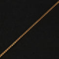 Structured Box Chain – 0.80mm Gold-Plated Sterling Silver (45cm)