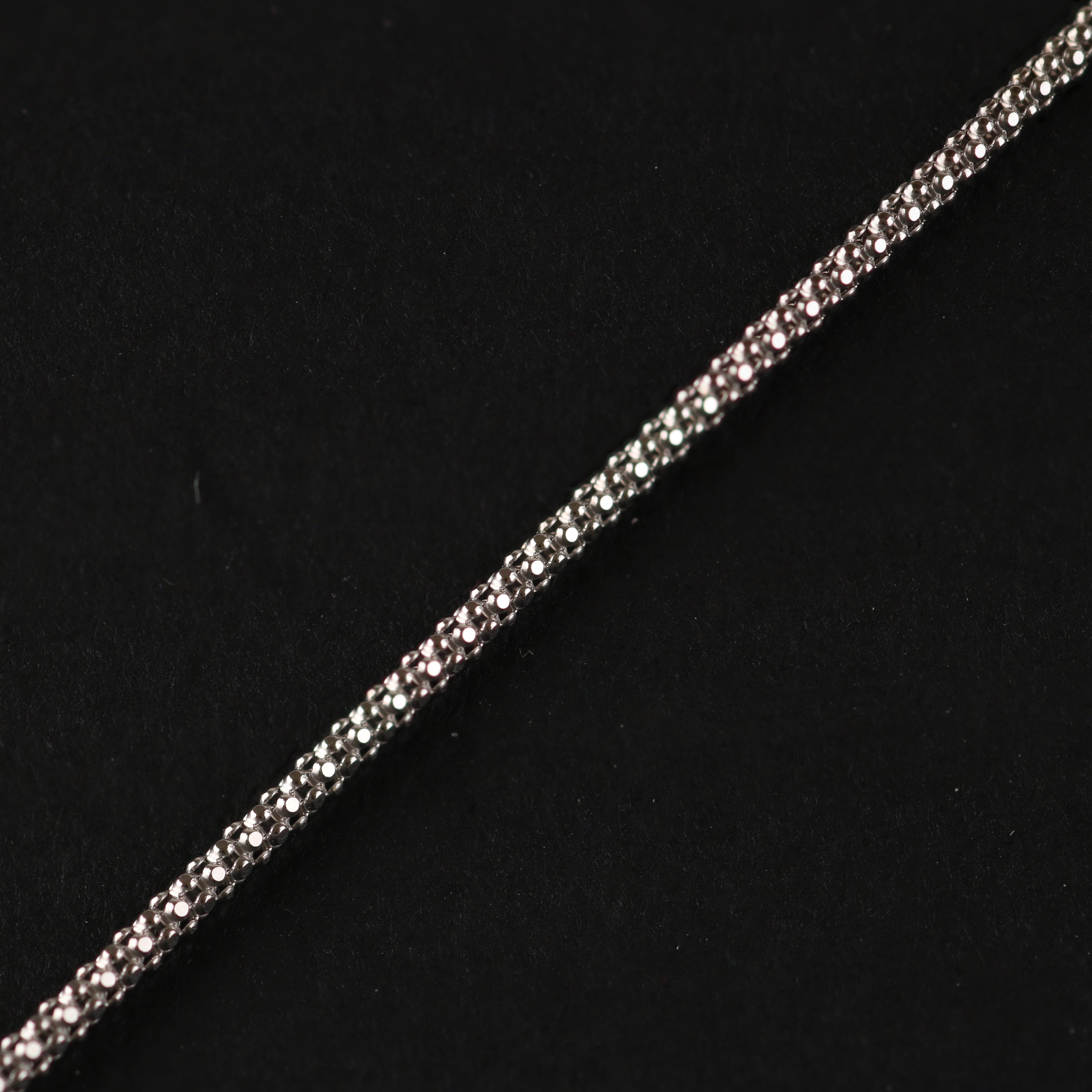 Micro Bubble Chain – 1.35mm Italian 925 Sterling Silver (41cm)