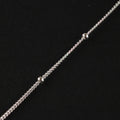 Mini Sphere Chain – 1.8mm Accent Italian 925 Sterling Silver (41 cm)