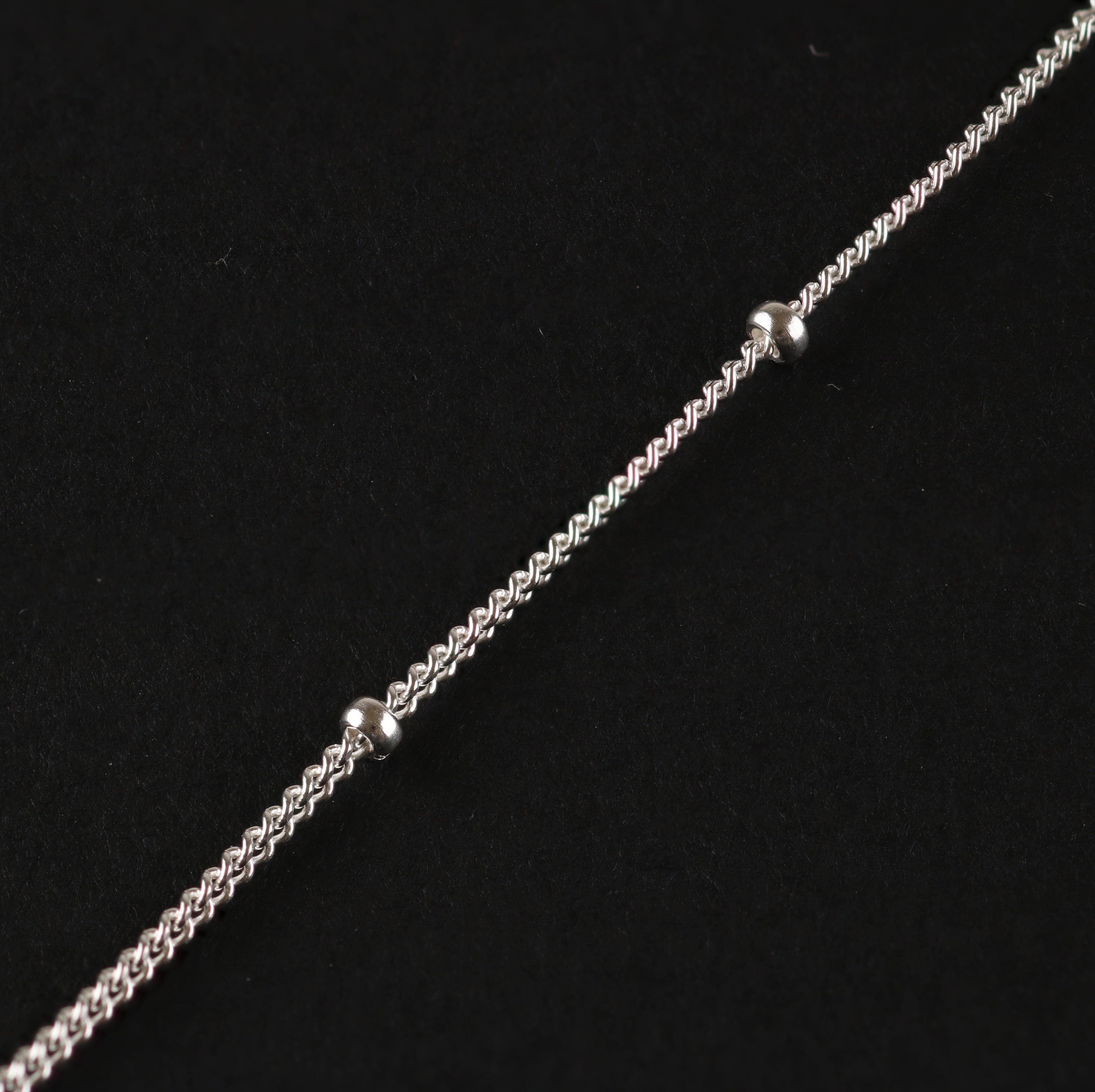 Mini Sphere Chain – 1.8mm Accent Italian 925 Sterling Silver (41 cm)