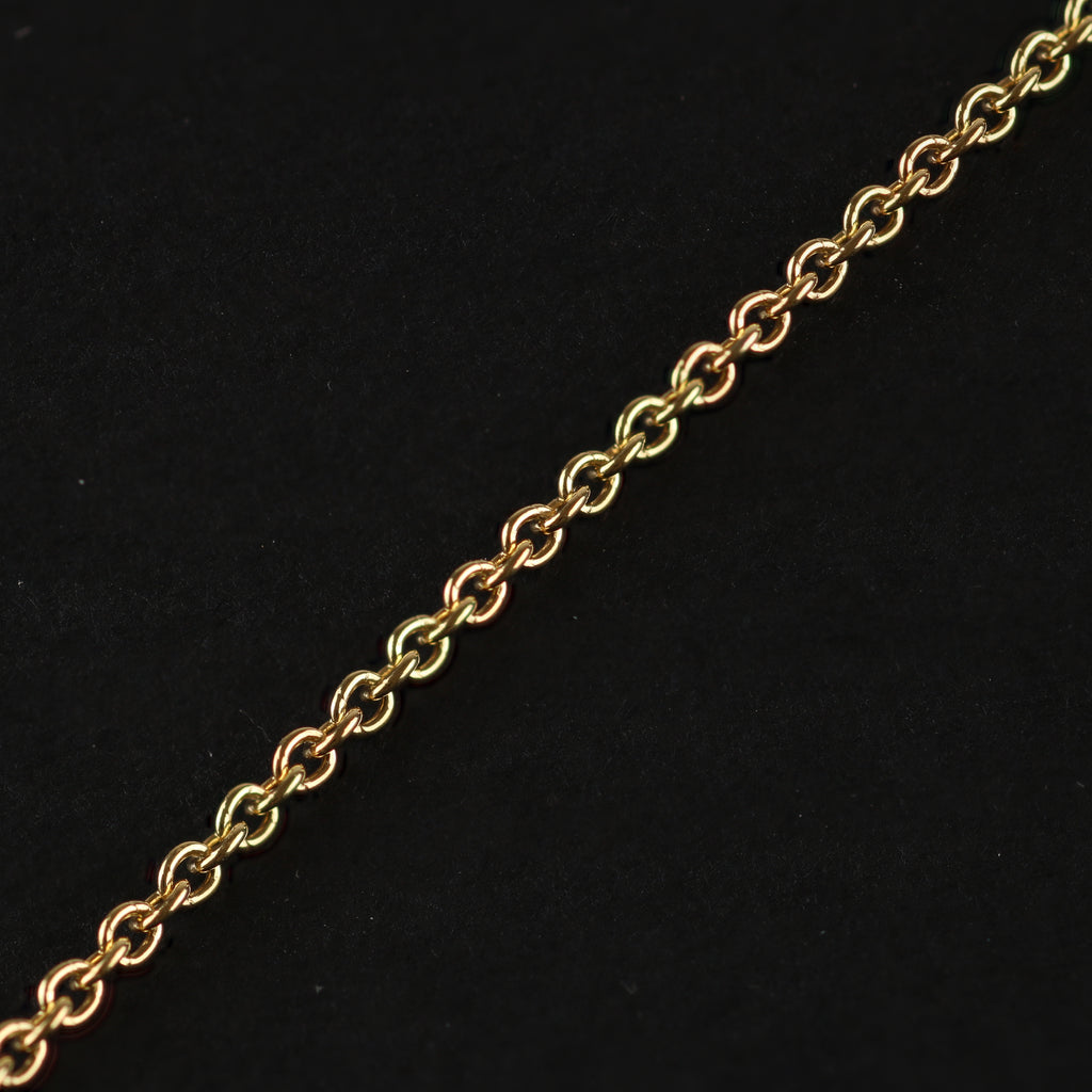 Classic Cable Chain – 1.6mm Gold-Plated Sterling Silver (41cm)