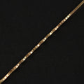 Twisted Box Chain – 0.75mm Gold-Plated Sterling Silver (40cm)
