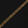 Rectangular Link Chain – 2.5mm Gold-Plated 925 Sterling Silver (45cm)