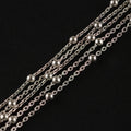 Multi-Strand Structured Bead Bracelet – 7mm Italian 925 Sterling Silver (19cm)