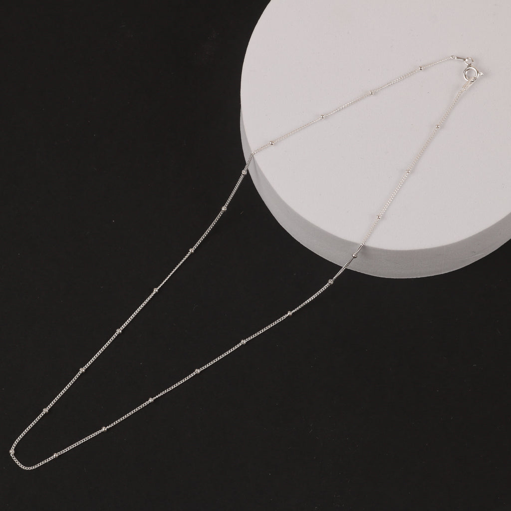 Mini Sphere Chain – 1.8mm Accent Italian 925 Sterling Silver (41 cm)