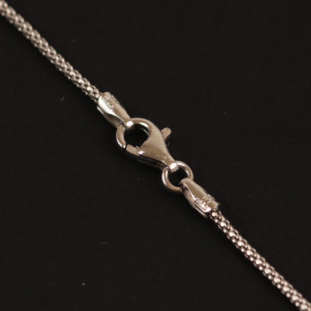 Micro Bubble Chain – 1.35mm Italian 925 Sterling Silver (41cm)