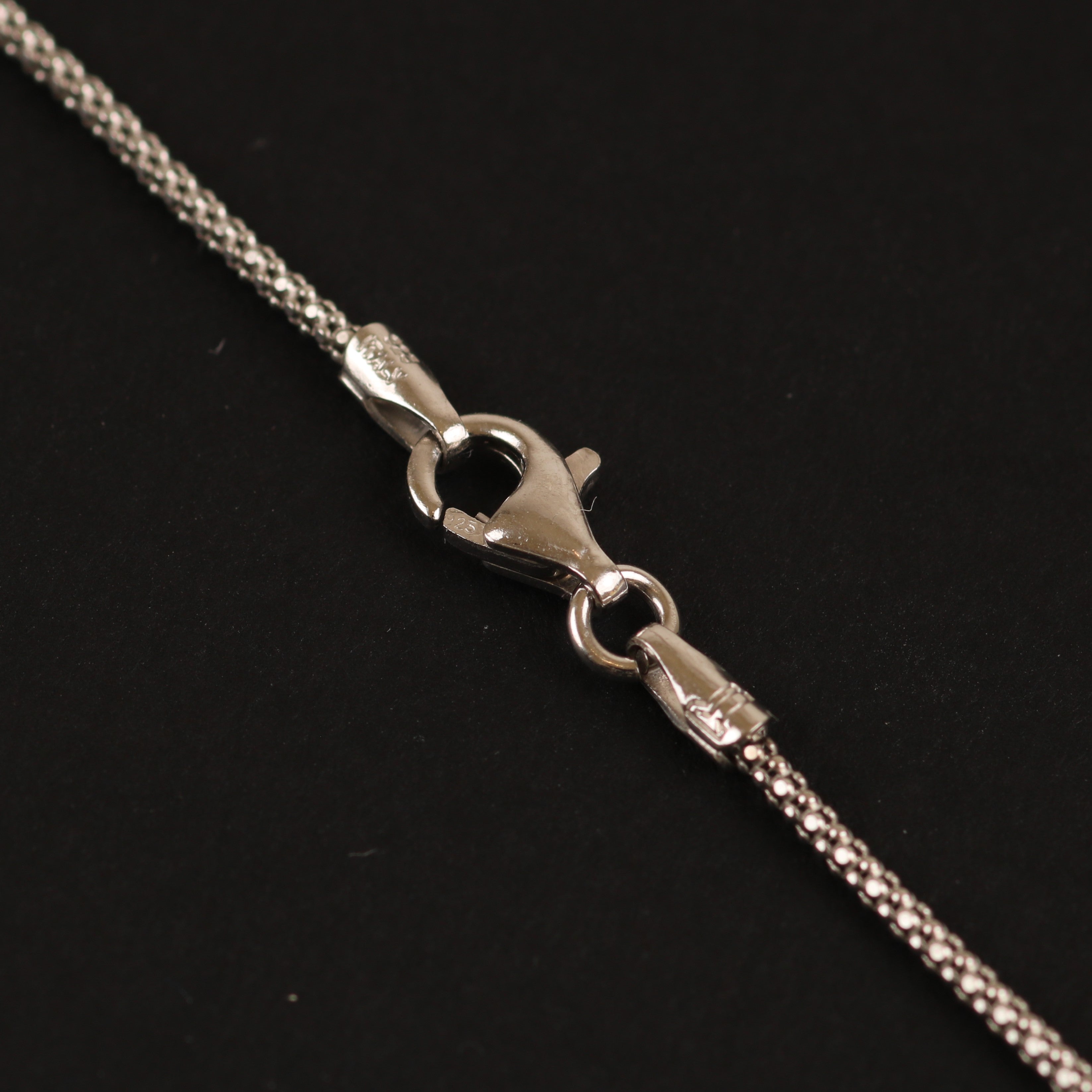 Micro Bubble Chain – 1.35mm Italian 925 Sterling Silver (41cm)